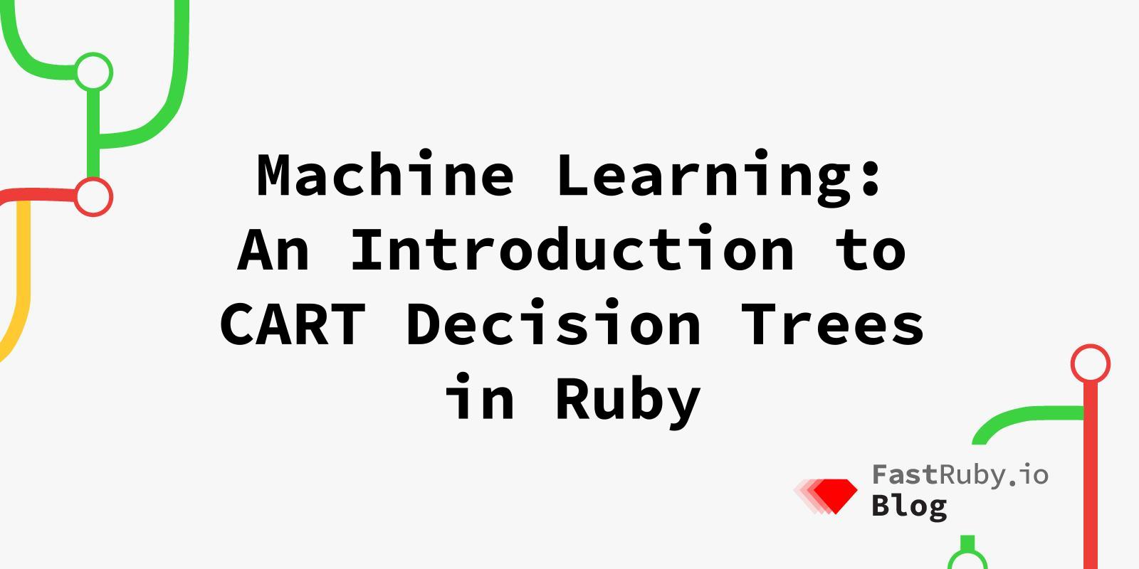 Cart best sale machine learning